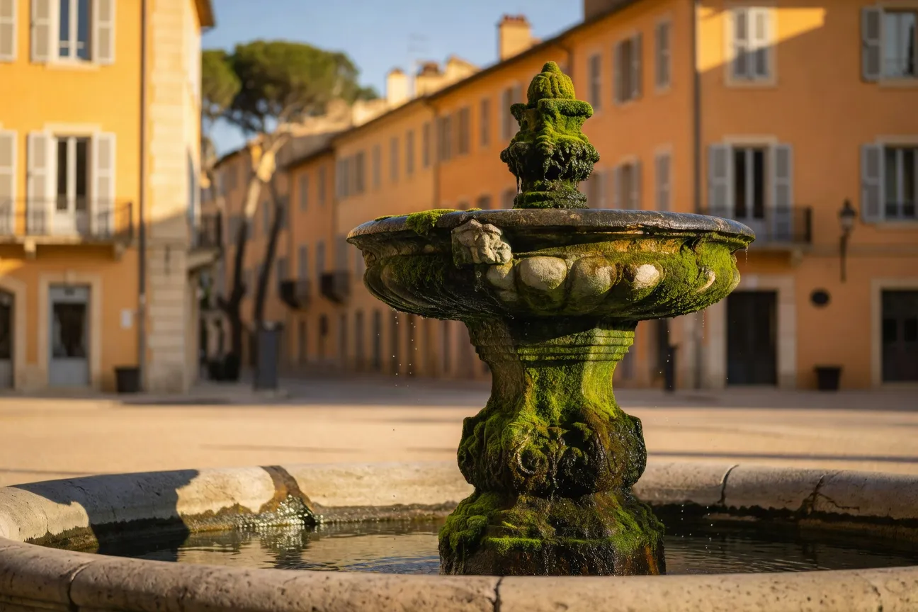 Vue du cours Mirabeau à Aix-en-Provence, marqueur du bassin aixois