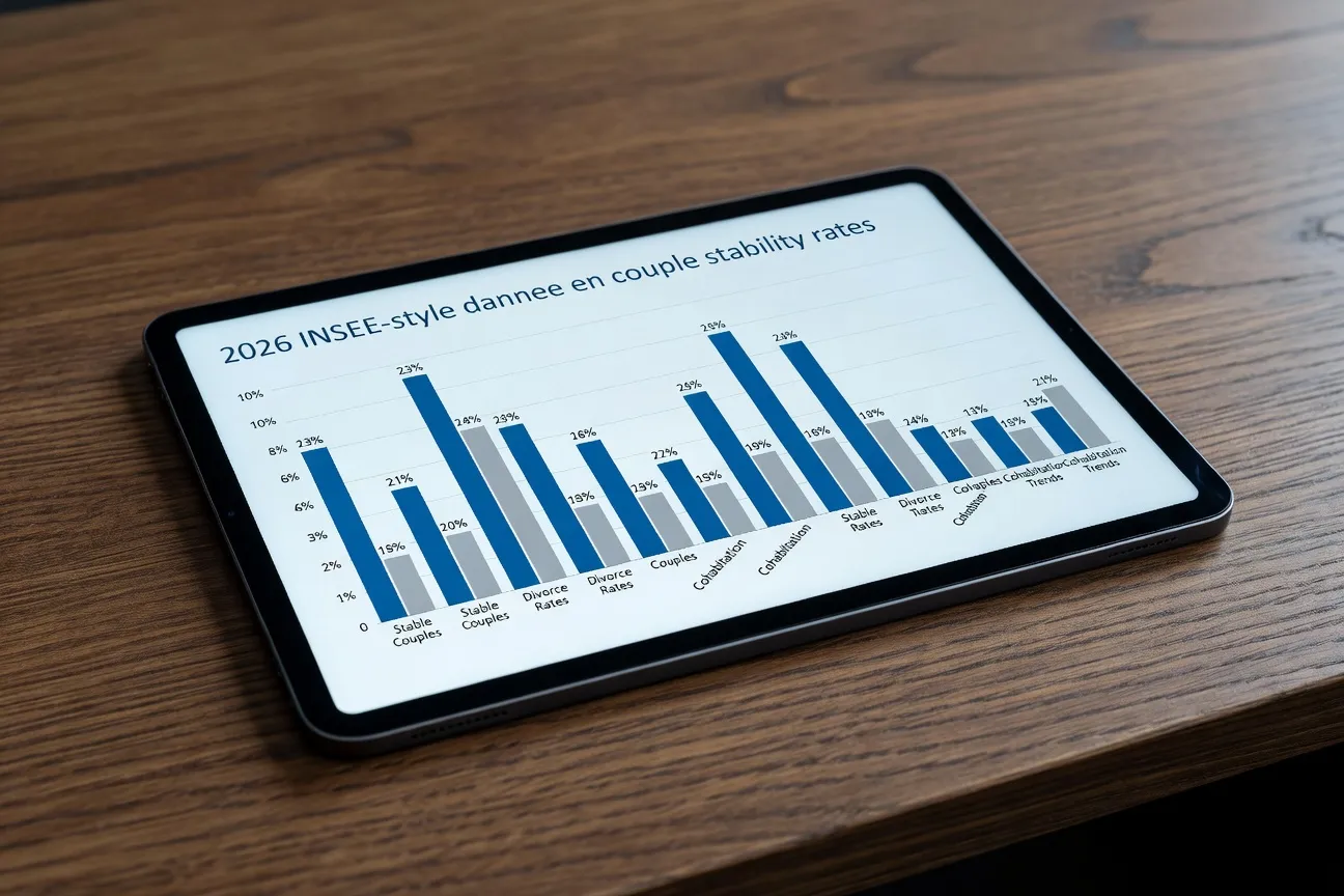 Tableau chiffré des taux de transformation en couple stable France 2026