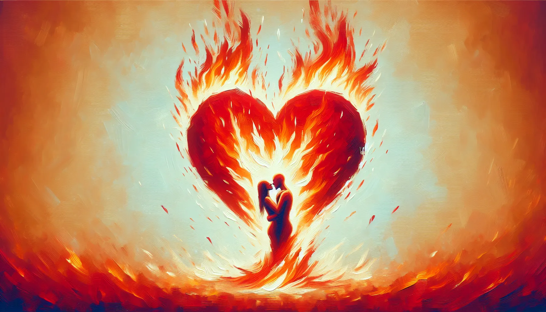 Passion amoureuse couple